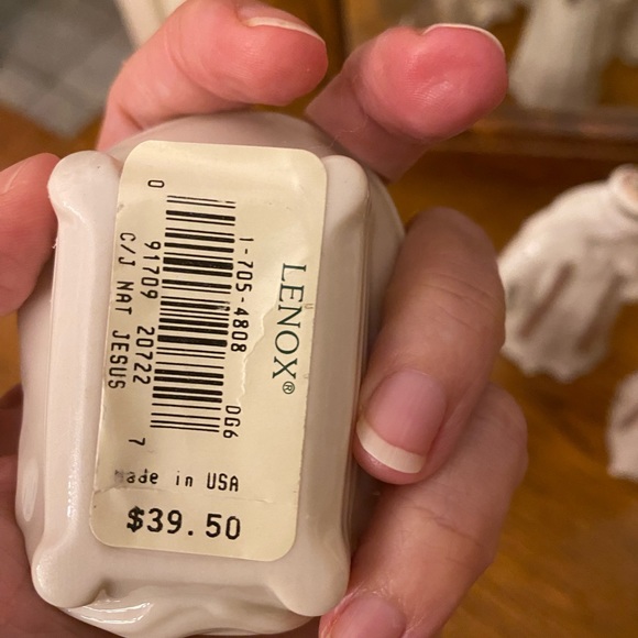 Nativity set, Lenox, Nativity set, Lenox, Porcelain china with gold plate - Picture 8 of 9